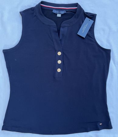 Tommy Hilfiger Top NEU mit Etikette – Gr. L/XL – Goldknöpfe
