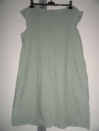 LEINEN - VISKOSE KLEID GR. XL ***
