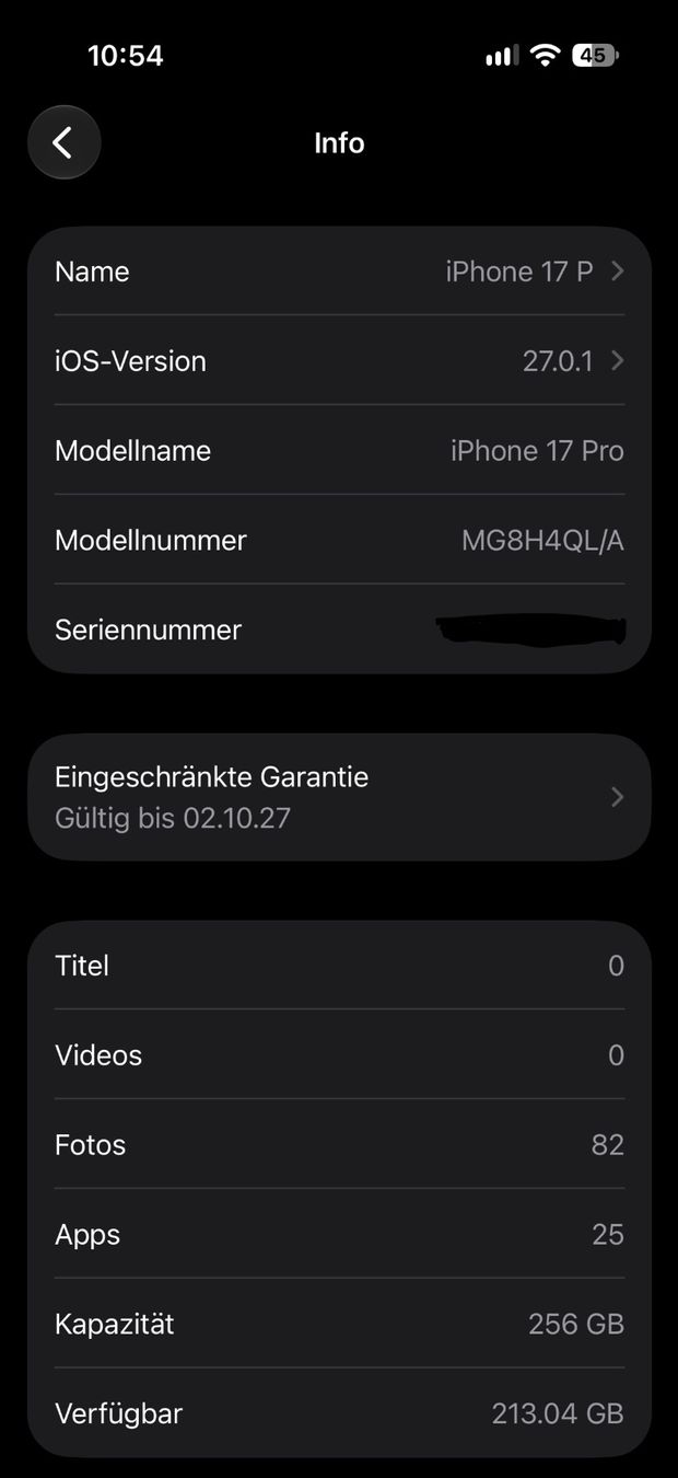 Apple Handys / Smartphones: Apple iPhone 17 Pro 256 GB, Comic orange, Case. noch neu – Neu (gemäss Beschreibung) aus Affoltern am Albis von Sspiridon 8