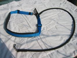 Jogging  Walken  Handfreie Leine blau
