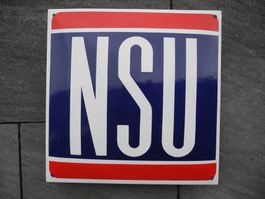 NSU MOTORRAD EMAILLESCHILD