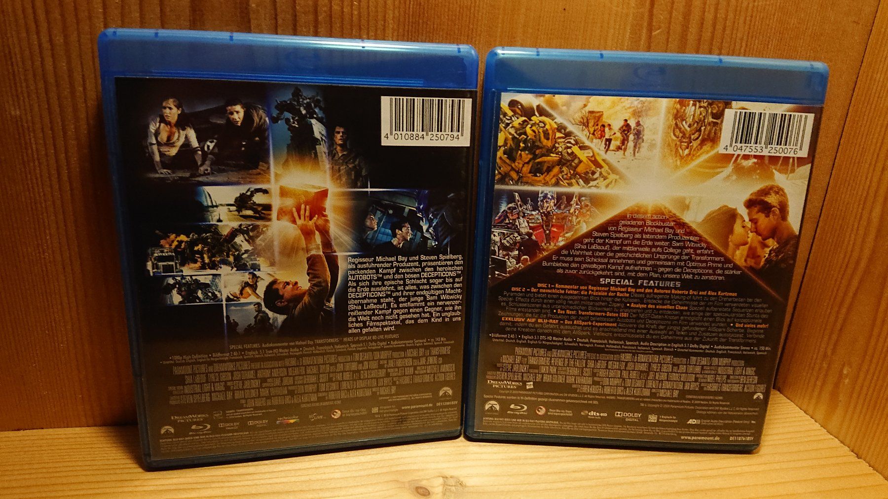 Tutti i DVDs: TRANSFORMERS 1 bis 5 auf Blu-Ray – Usato da Wilderswil venduto da Exebub 2