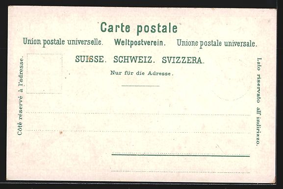Ansichtskarten: Litho St. Gallen, Post, Kathedrale, Tota – Gebraucht aus Berlin von bartko-reher 1