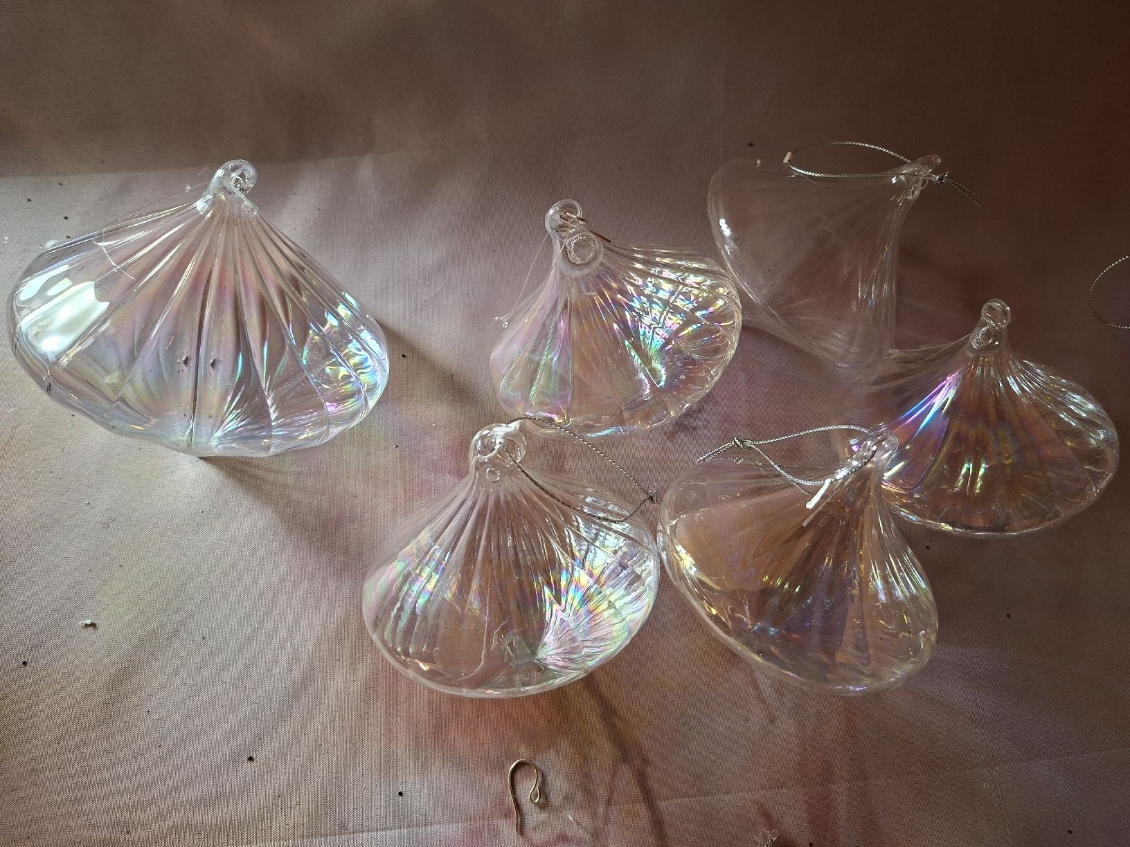 Tutte le decorazioni: neu: 26 Weihnachtskugeln Glas irisierend 6-9,5cm – Nuovo (secondo la descrizione) da Nassen venduto da verrueckt 1