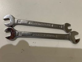 2 Schraubenschlüssel Chrom-Vanadium (8-11)