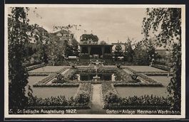 St. Gallen, Ausstellung 1927, Garten Anl