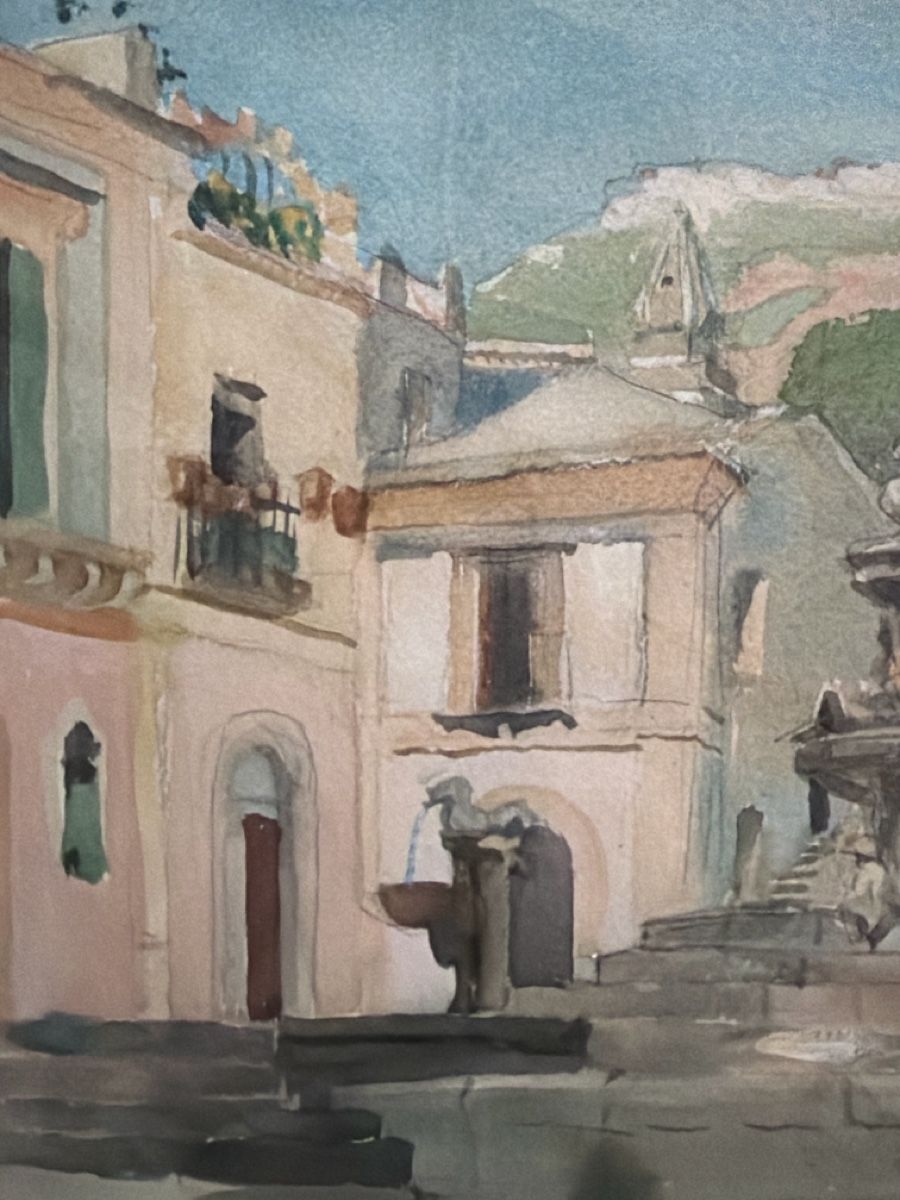 Dipinti: Gemälde, August Schmid, 1935. – Usato da Biberist venduto da Momo33 1