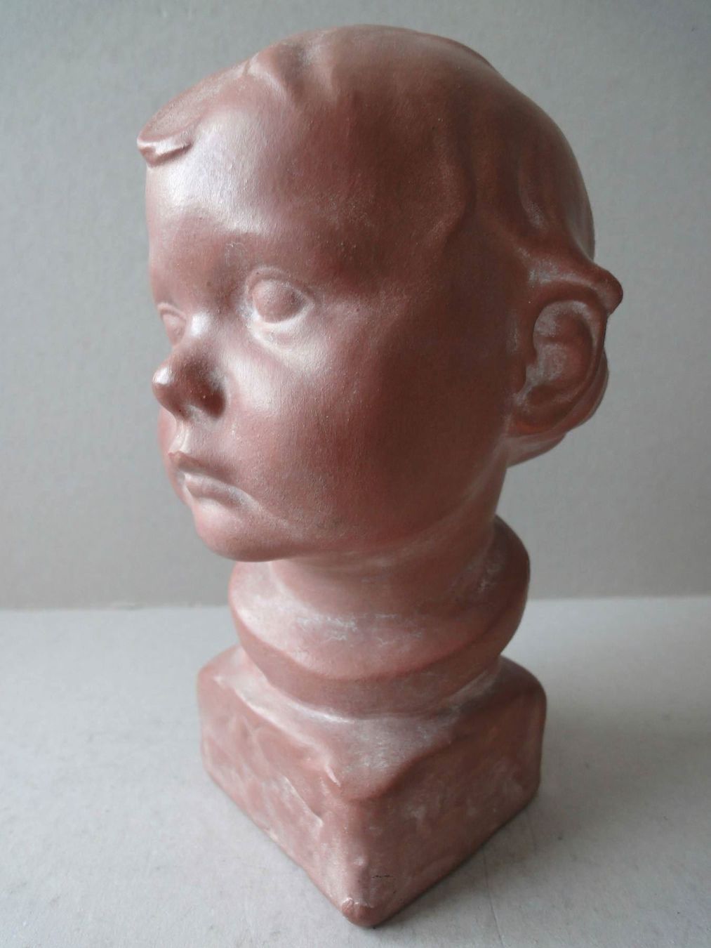 Statuette: Alte Keramikfigur - Kinderkopf – Usato da Chur venduto da omonia 2