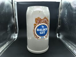 Bierkrug 3L Halden Gut Steingut