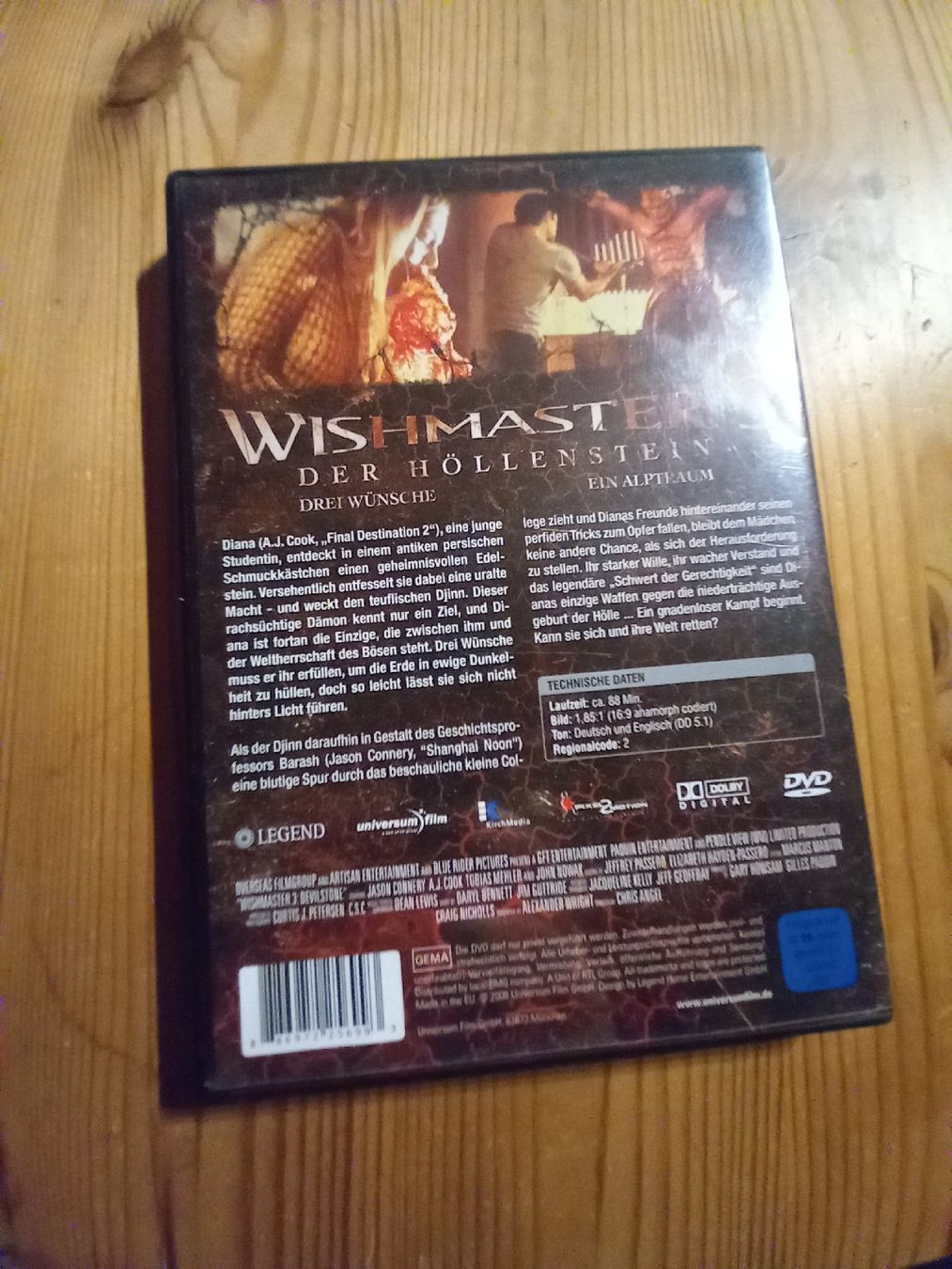 Tutti i DVDs: DVD Wishmaster 3 – Usato da Langenthal venduto da noa_9wcy 2