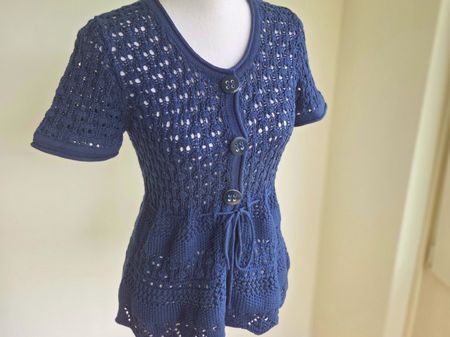 Herzige Bolero/Strickjacke für den Sommer- Grösse 38