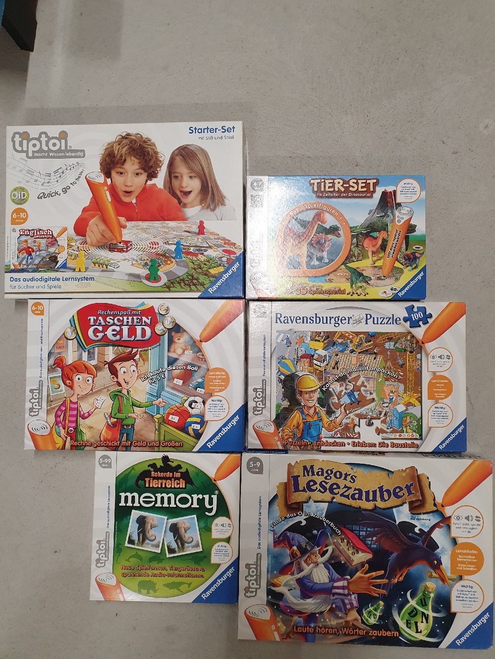 Tiptoi Jeux: tiptoi Starter-Set mit Stift und weitere 5 Sets – D'occasion à Winterthur par vik_j7xr 2