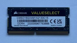 Corsair Speicher 16GB, 2133 MHz, DDR4-RAM, SO-DIMM