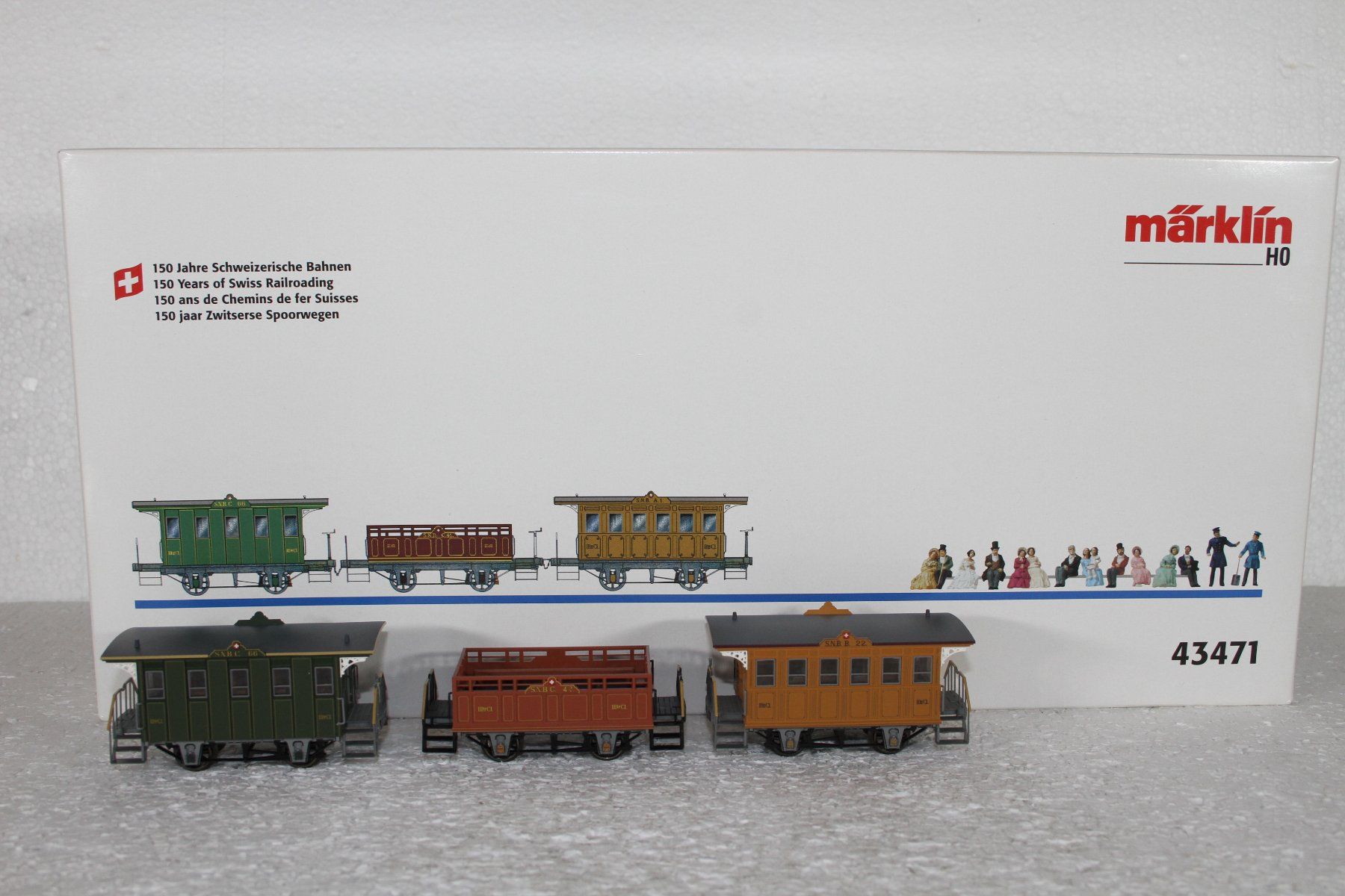 Märklin Modellini di ferrovie: Märklin 43471 SNB Spanisch Brötli Bahn Set – Nuovo (secondo la descrizione) da Triesen venduto da gleis8