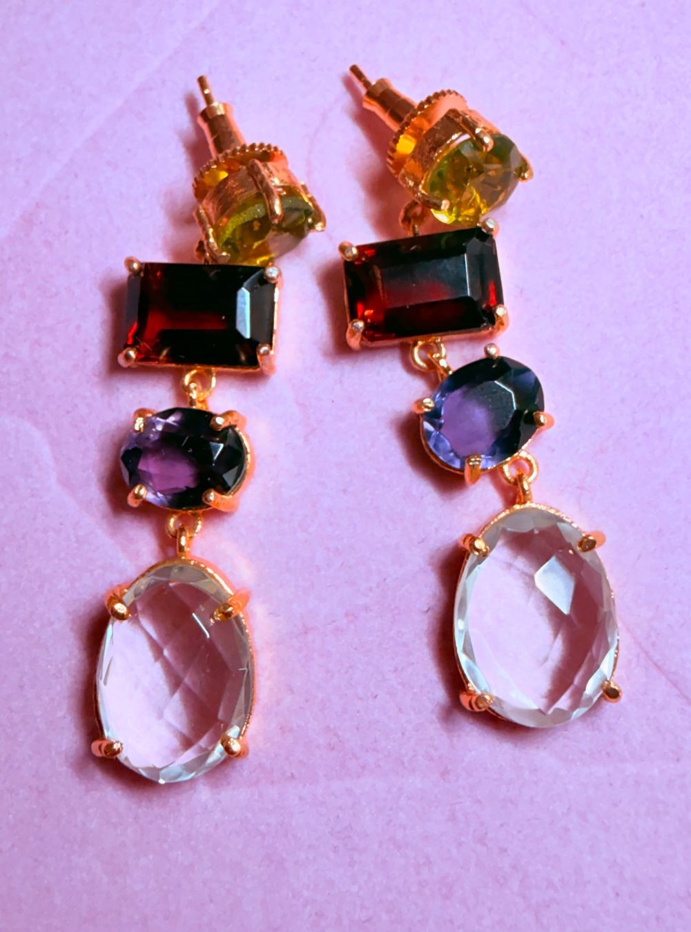 Ohrringe & -stecker: Paire de boucles d'oreilles multicolores – Neu und originalverpackt aus St-Maurice von Sandrinette123 1