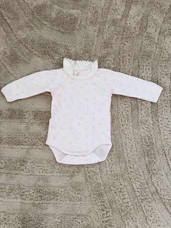 Petit Bateau Body rosa langarm Grösse 60 3 Monate