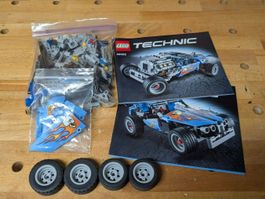 Lego 42022 Technik Hot Rod 2in1 / Komplett inkl Anleitungen