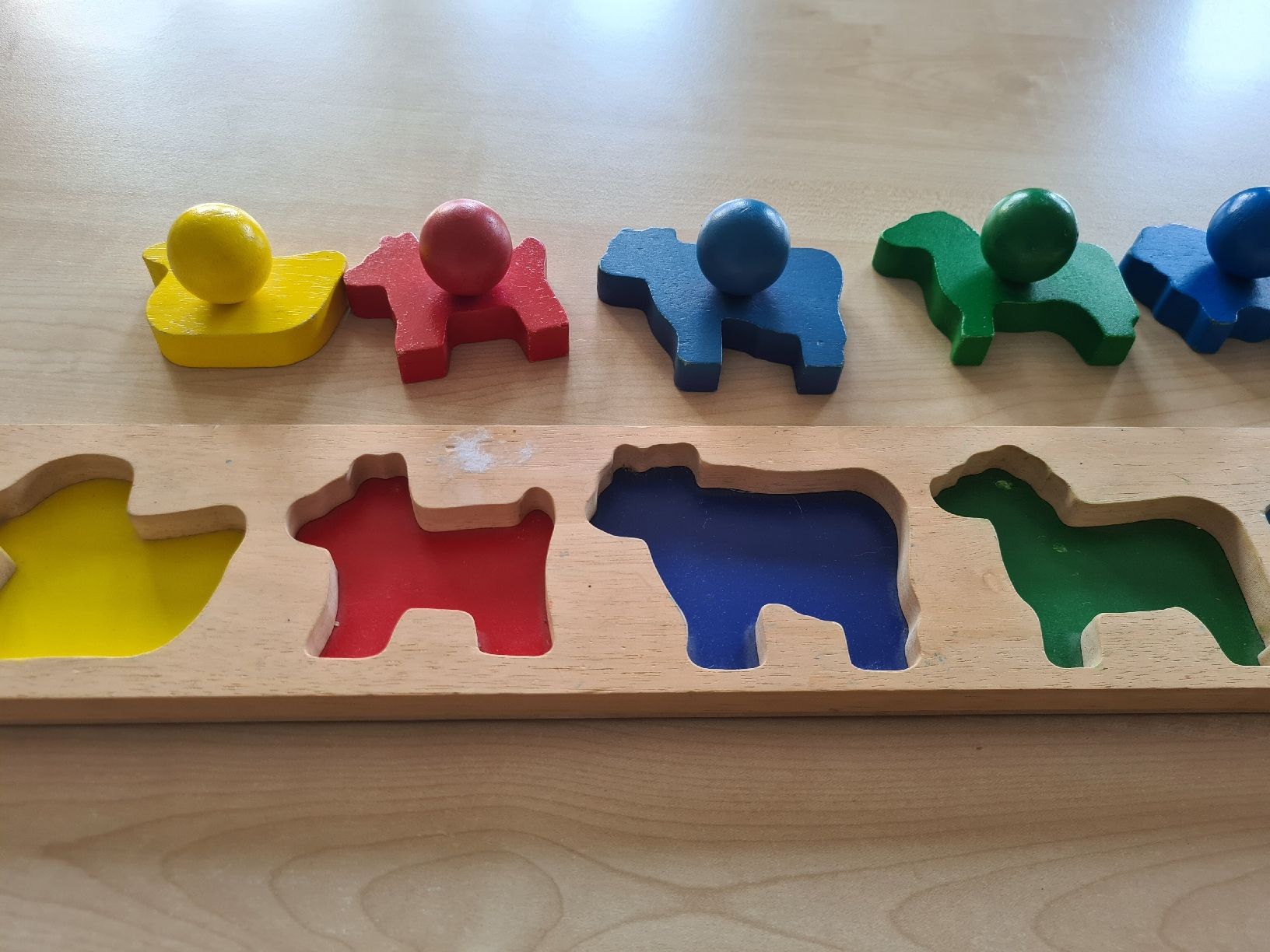 Puzzles: Holz Steckpuzzle, Holzpuzzle mit Tieren – Gebraucht aus Sissach von pablum87 2