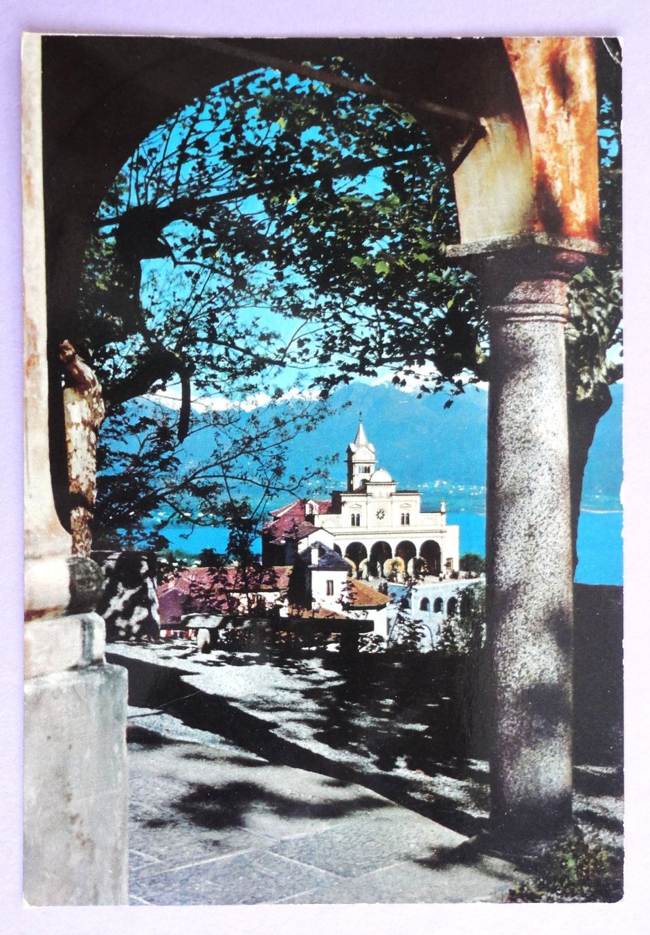 Cartoline postali: Locarno - Madonna del Sasso – Usato da Fétigny venduto da Billy2miny