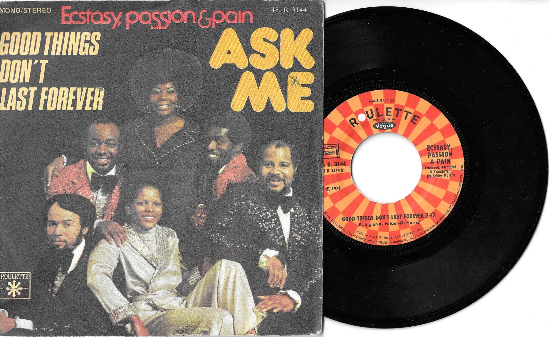 Dischi in vinile: Ectasy, Passion & Pain - Ask Me – Usato da Savagnier venduto da Ne2065