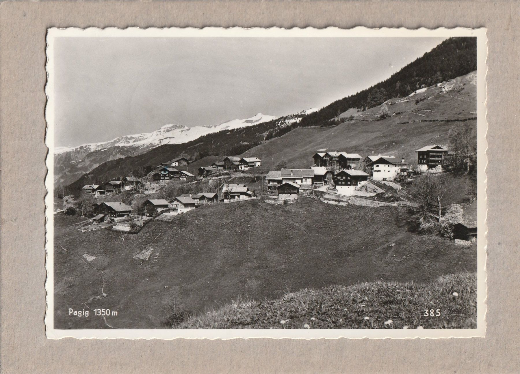 Cartes postales: Ansichtskarte Pagig Graubünden – D'occasion à Würenlingen par wetroki