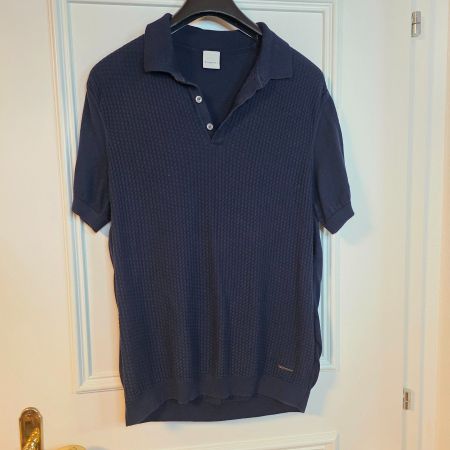 Bugatti Herren Poloshirt Dunkelblau Gr. L M/L