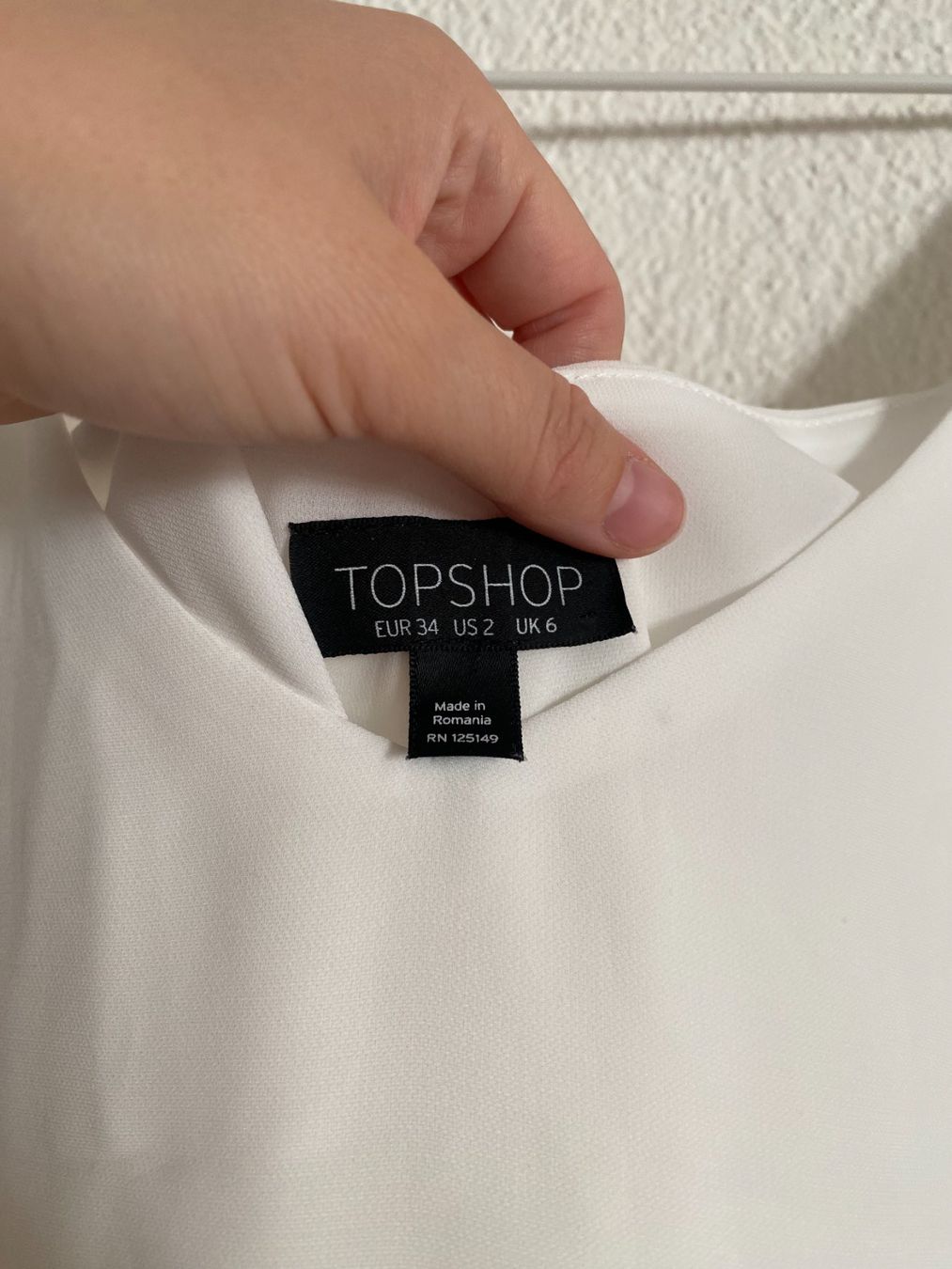 Topshop Top: Weisses Top von Topshop – Usato da Luzern venduto da champagnelaury 2