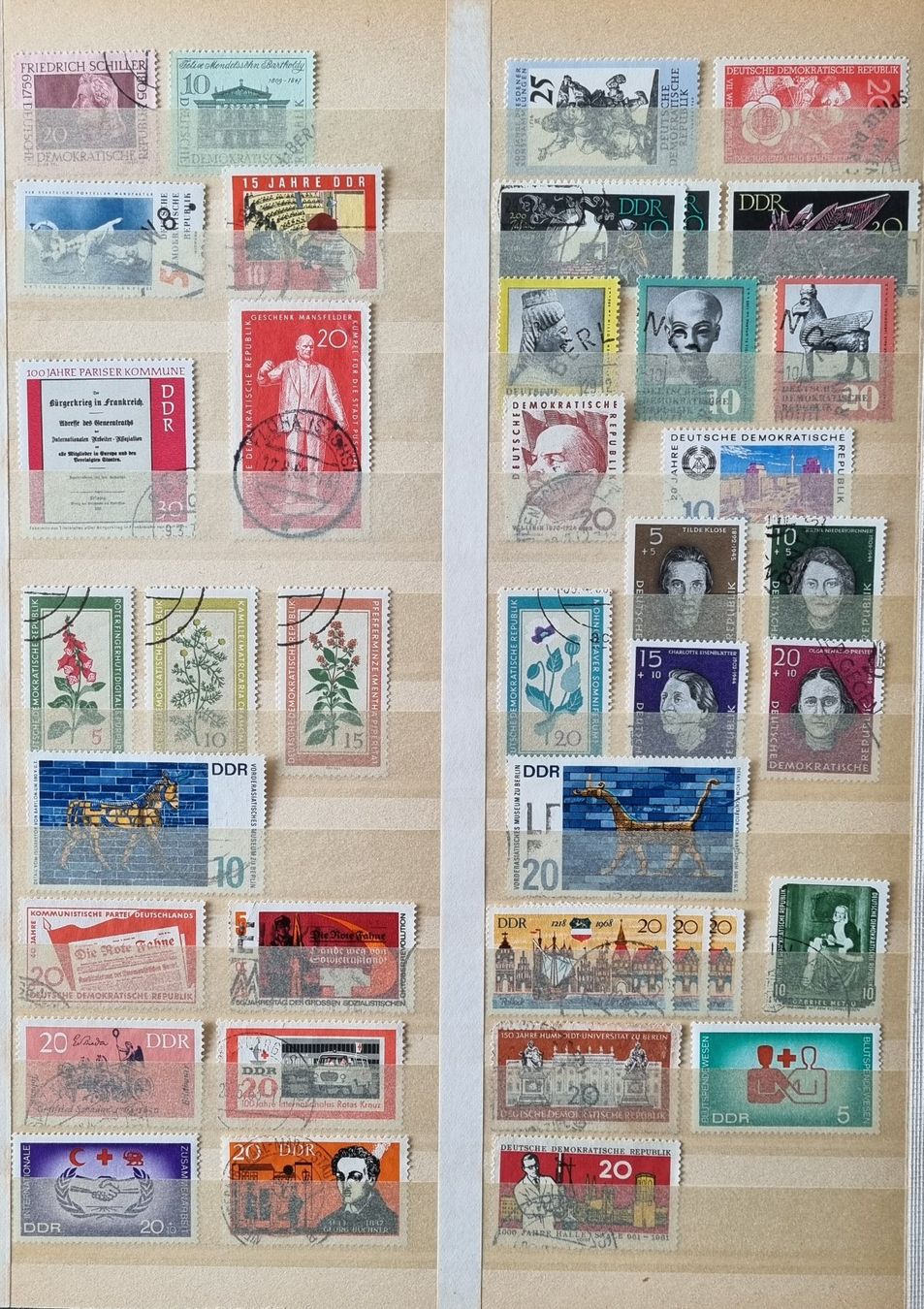 Tutti i francobolli: DDR Briefmarken Sammlung im Album – Usato da Thun venduto da yvonne.95 1