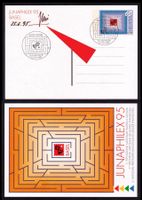 1995_JUNAPHILEX 95_Entwerfer-AUTOGRAMM P. Aerni !!