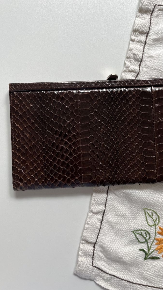 Borse da donna: Pochette pitone marrone donna – Usato da Lugano venduto da yul_fhg2 3