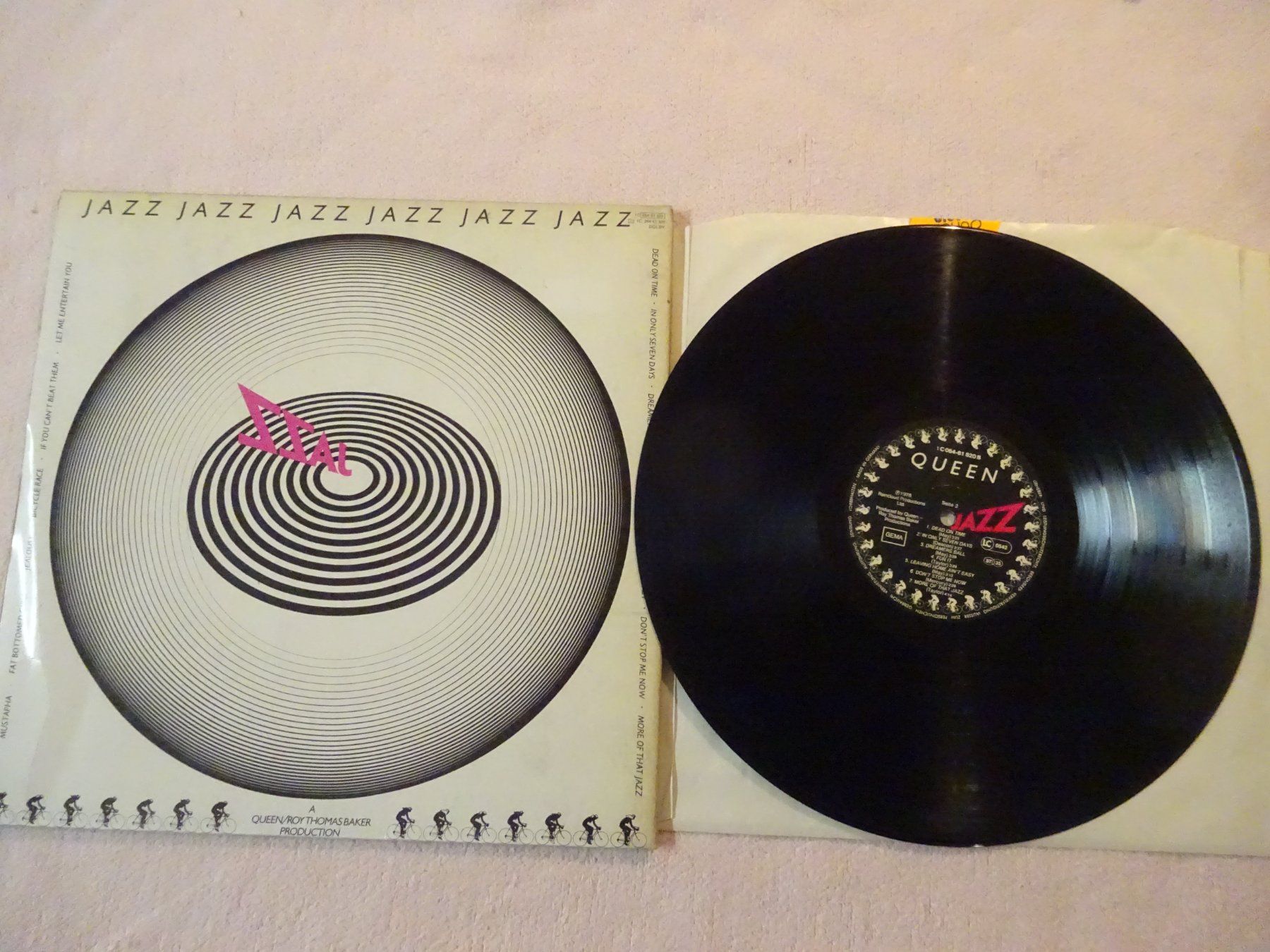 Dischi in vinile: QUEEN ** JAZZ ** EXCELLENT ** POSTER – Usato da Luzern venduto da xrayspex99 5