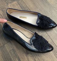 Paul Green Leder Ballerina Nachtblau 38.5 neuw
