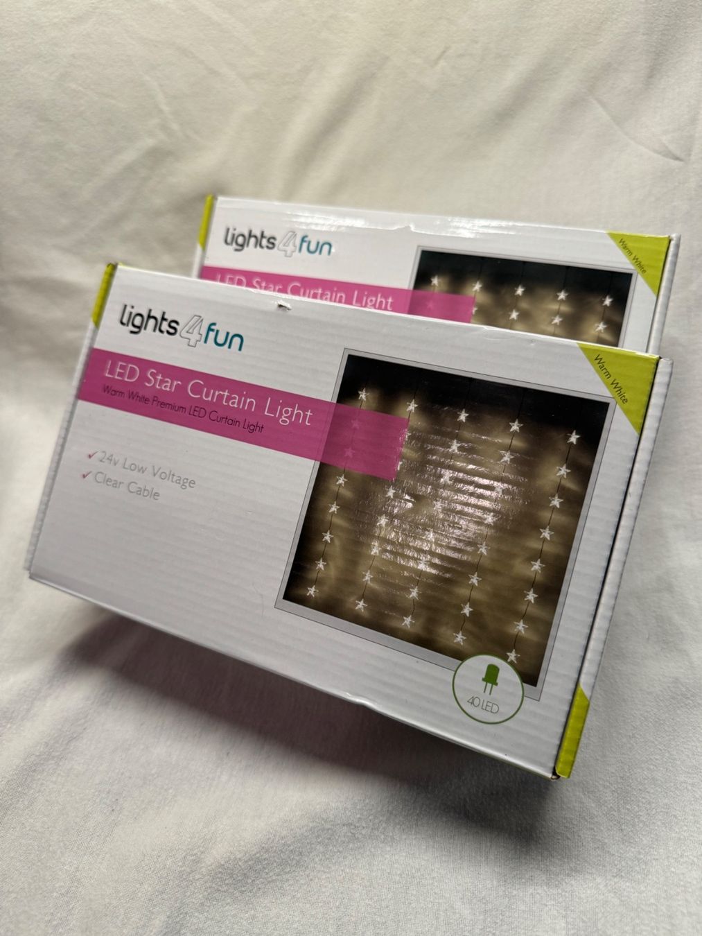 Lichterketten & Leisten: 2 x LED-Sternenvorhänge – Neu und originalverpackt aus Zürich von van_5xbk 2