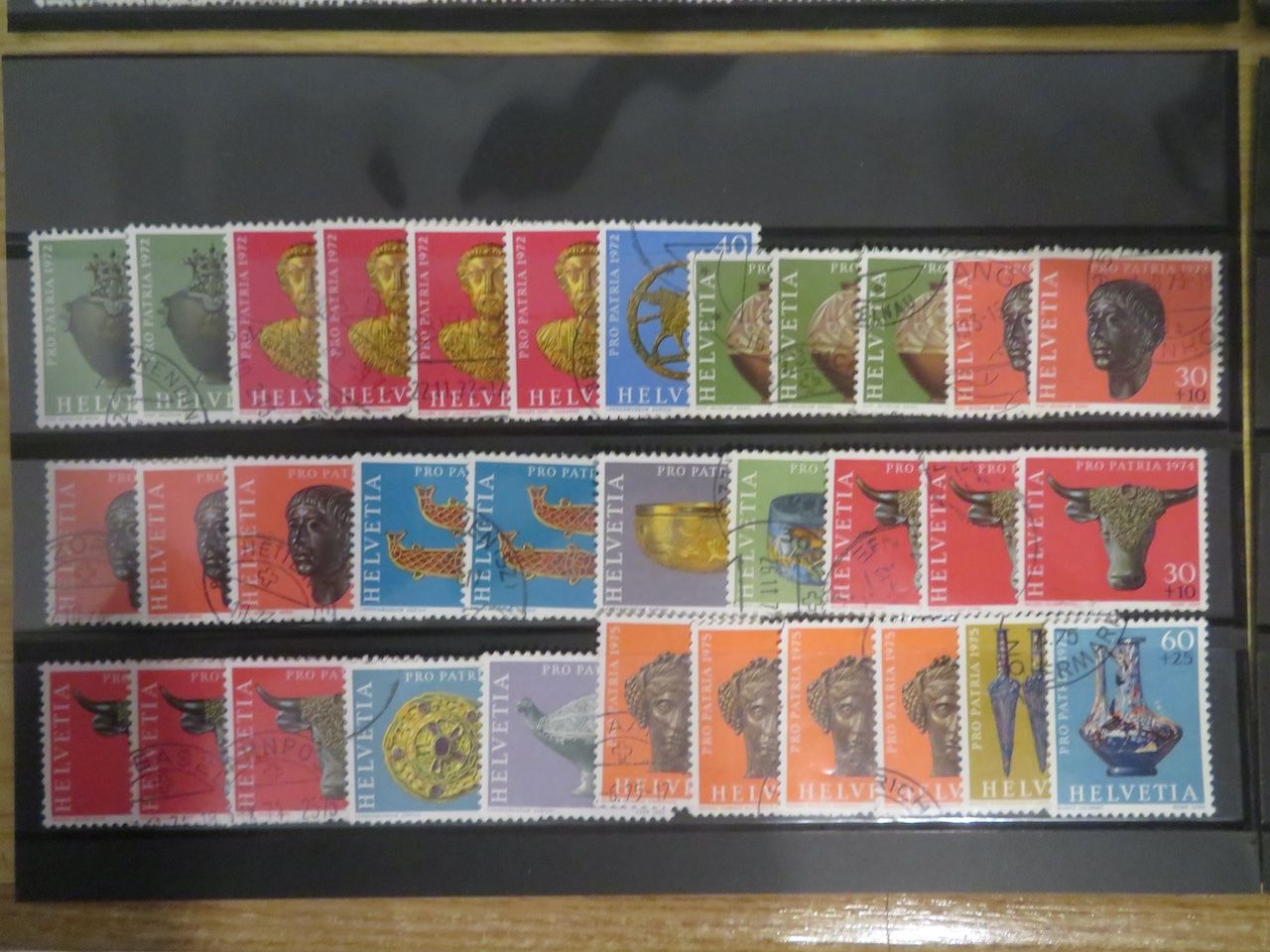 Tous les timbres: Pro Patria grosser Posten auf 4 Doppelsteckkarten – D'occasion à Spreitenbach par heitersberg54 8