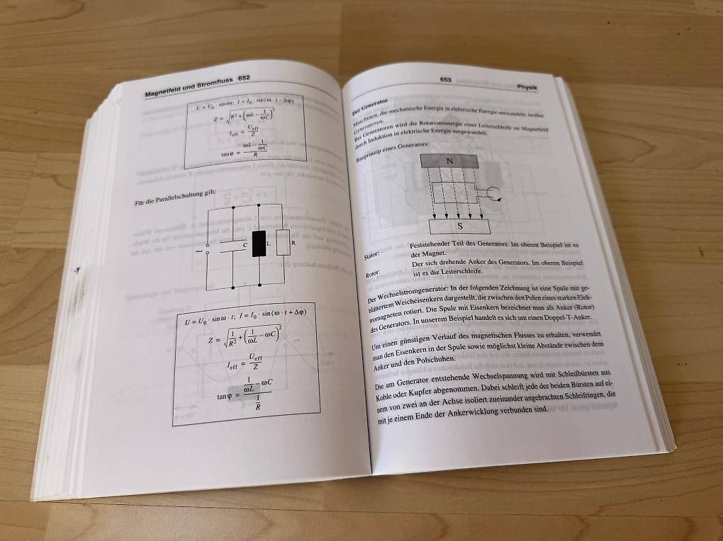 Libri: Mathematik Physik Chemie  grosses Handbuch – Usato da Leuggern venduto da gemshow 2