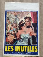 Affiche cinéma Les Inutiles I Vitelloni Venise 1953