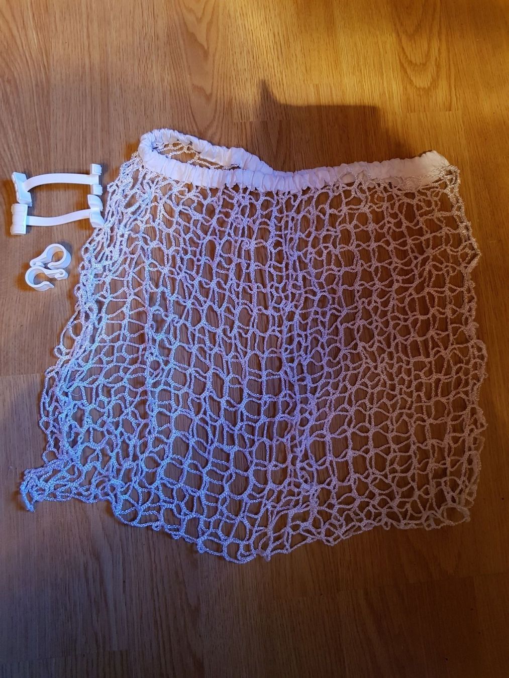 Carrozzine: Wagennetz weiss/glitzer – Usato da Schwarzenburg venduto da Flamingo07