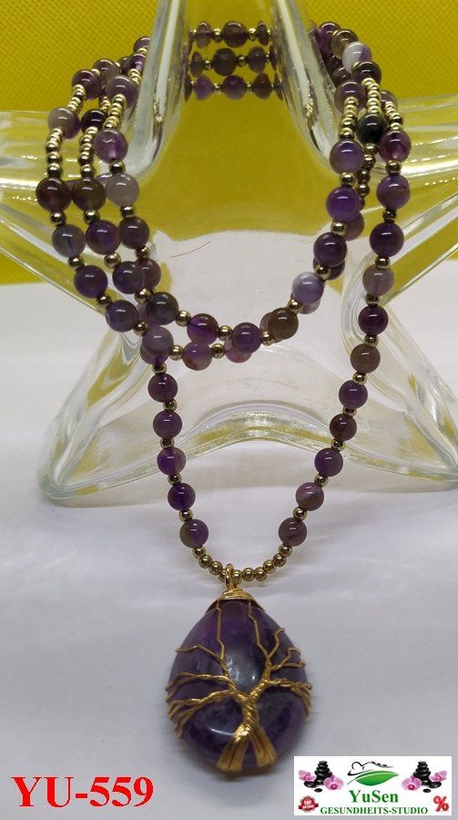 Catenine: Amethyst Halskette – Nuovo (secondo la descrizione) da Halden venduto da YUSEN012 1