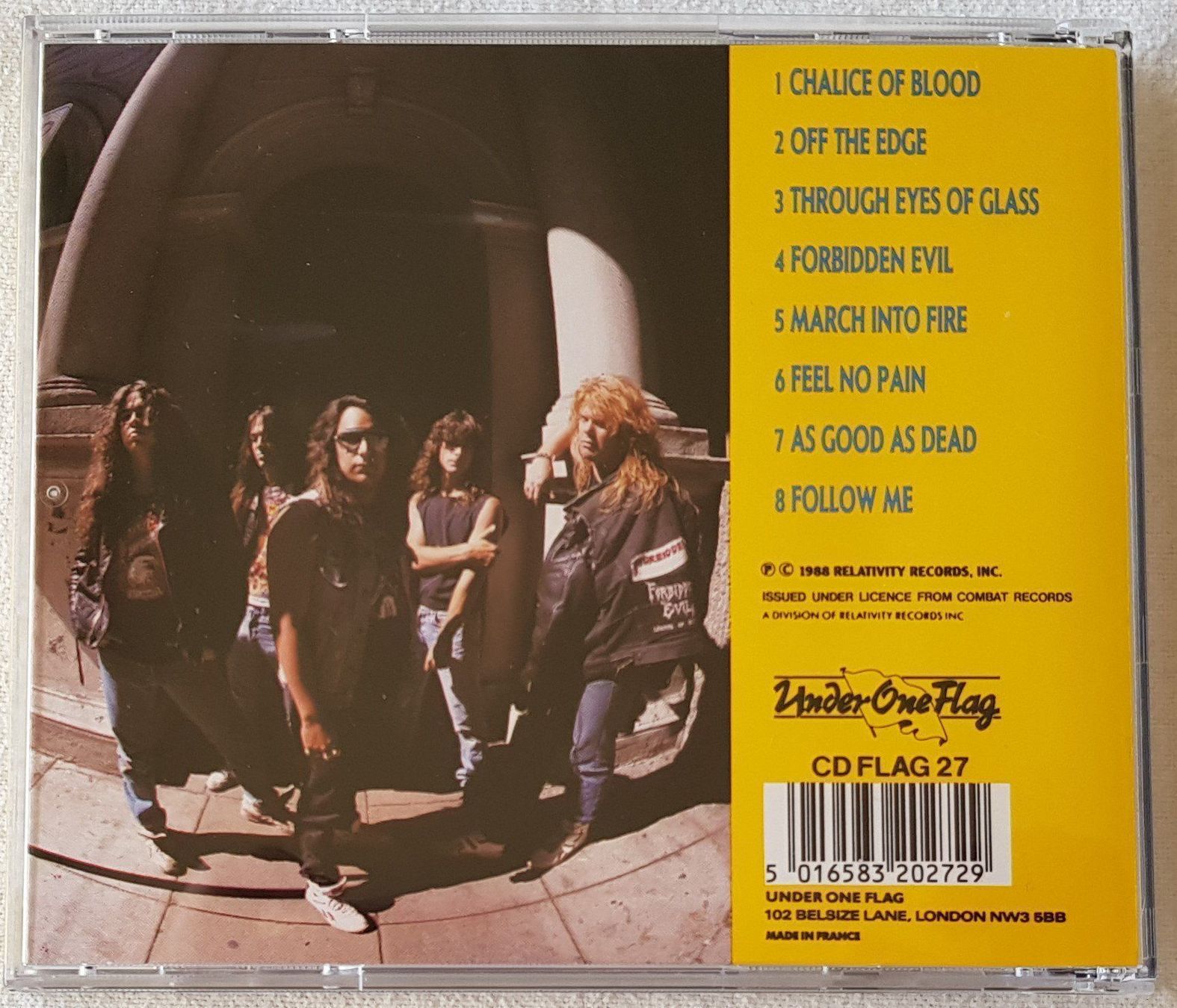 CD: Forbidden – Forbidden Evil - CD - 1989 - First Press – Usato da Uster venduto da Zardodel 1