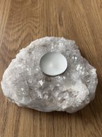 Bergkristall Teelichthalter 883 g – echter Naturkristall