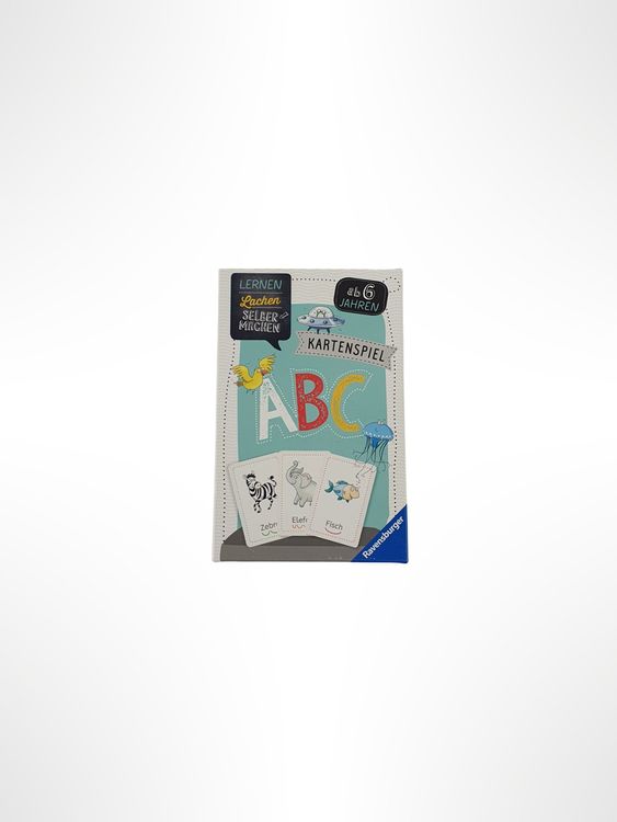 Gioco Educativo ABC Ravensburger - Cofanetto Alfabeto Con Puzzle Auto-correttivi - Per Bambini 3-5 Anni, Scopri Lettere, Parole E Grafica - Made In Europe