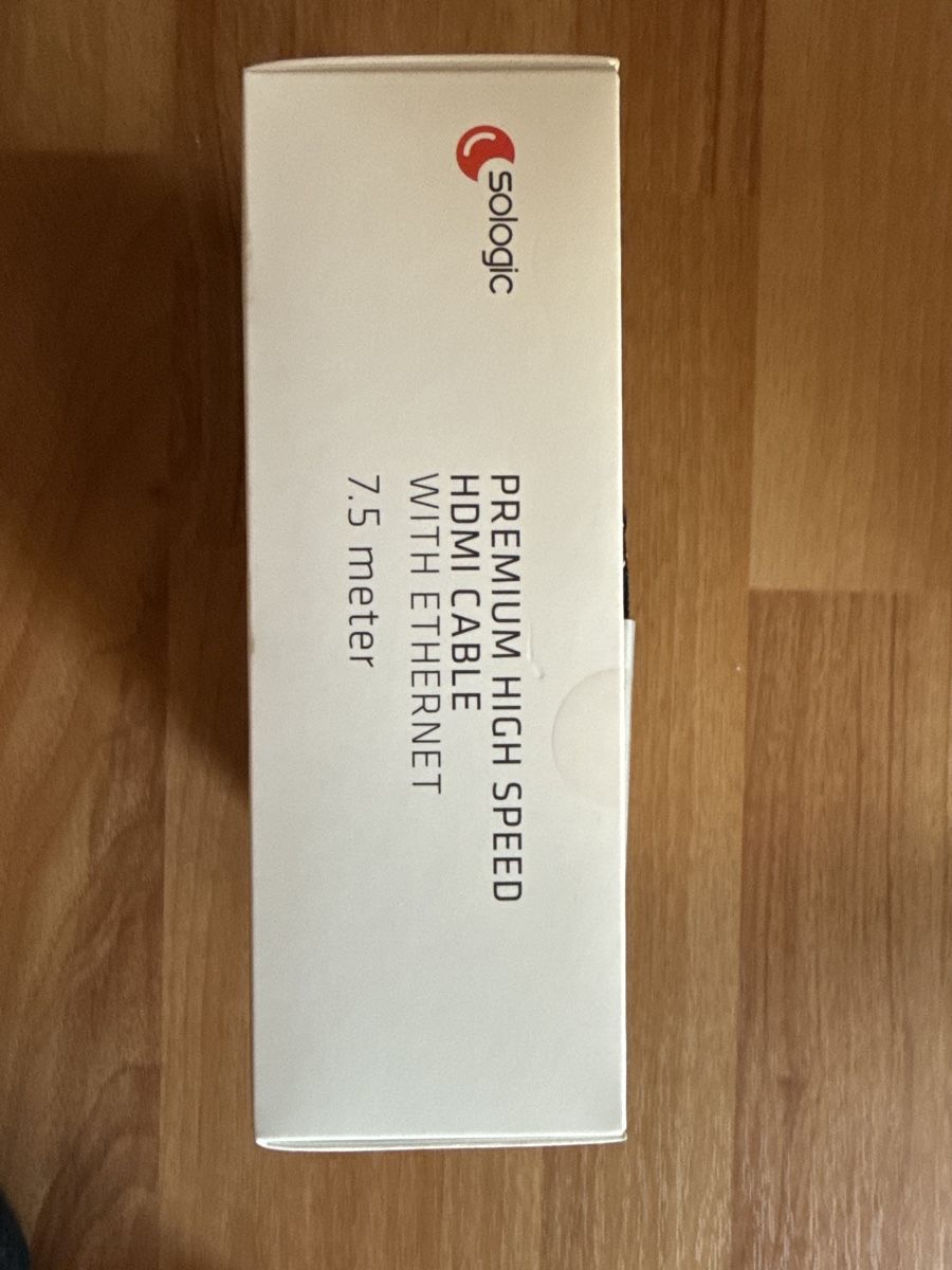 Cavi: Sologic Premium HDMI Kabel 7.5m #4 mit Winkeladapter – Nuovo (secondo la descrizione) da St. Gallen venduto da mai_2lcj 2