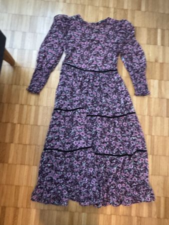 Zara Kleid mit Blumenmuster, Grösse XS, Midikleid💐🌸 49