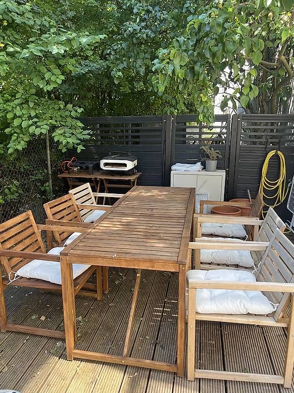 Set de table et chaises: Gesamte Terrasseneinrichtung – D'occasion à Kirchberg BE par rebi_sarah 1