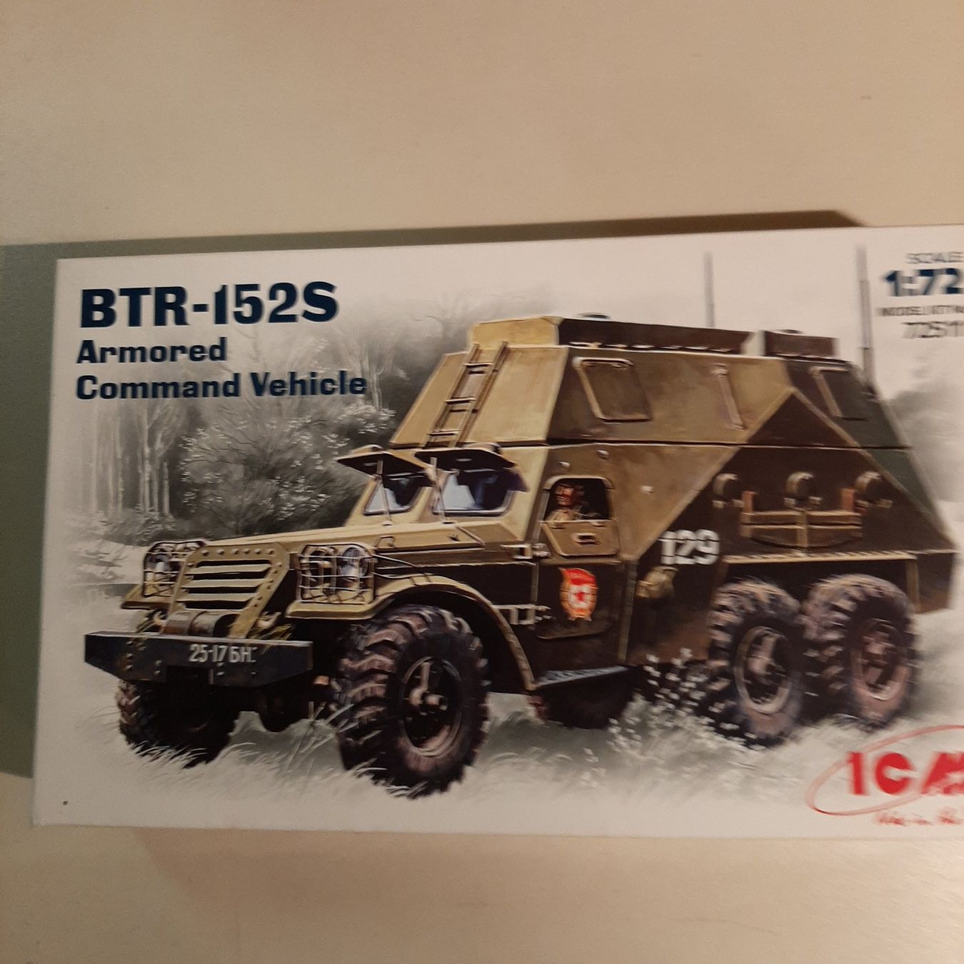 Kits de montage: 749 ... BTR-152 S Command Carrier ... ICM 72511 ... NEU – Neuf avec emballage d'origine à Bonstetten par Benibanny59