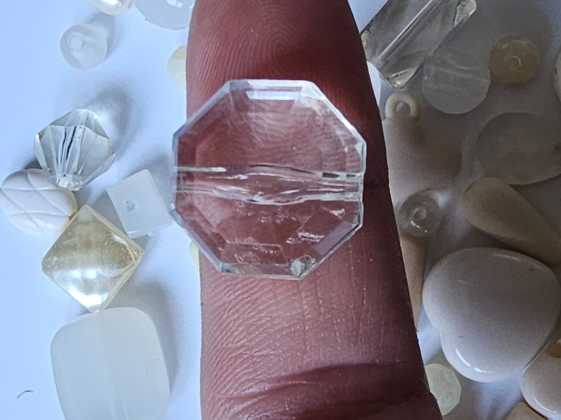 Perle (finte): 20g Acryl zwischen Elemente Kugeln Kette Basteln Perlen – Nuovo (secondo la descrizione) da Riedt b. Erlen venduto da Gottestraene 1