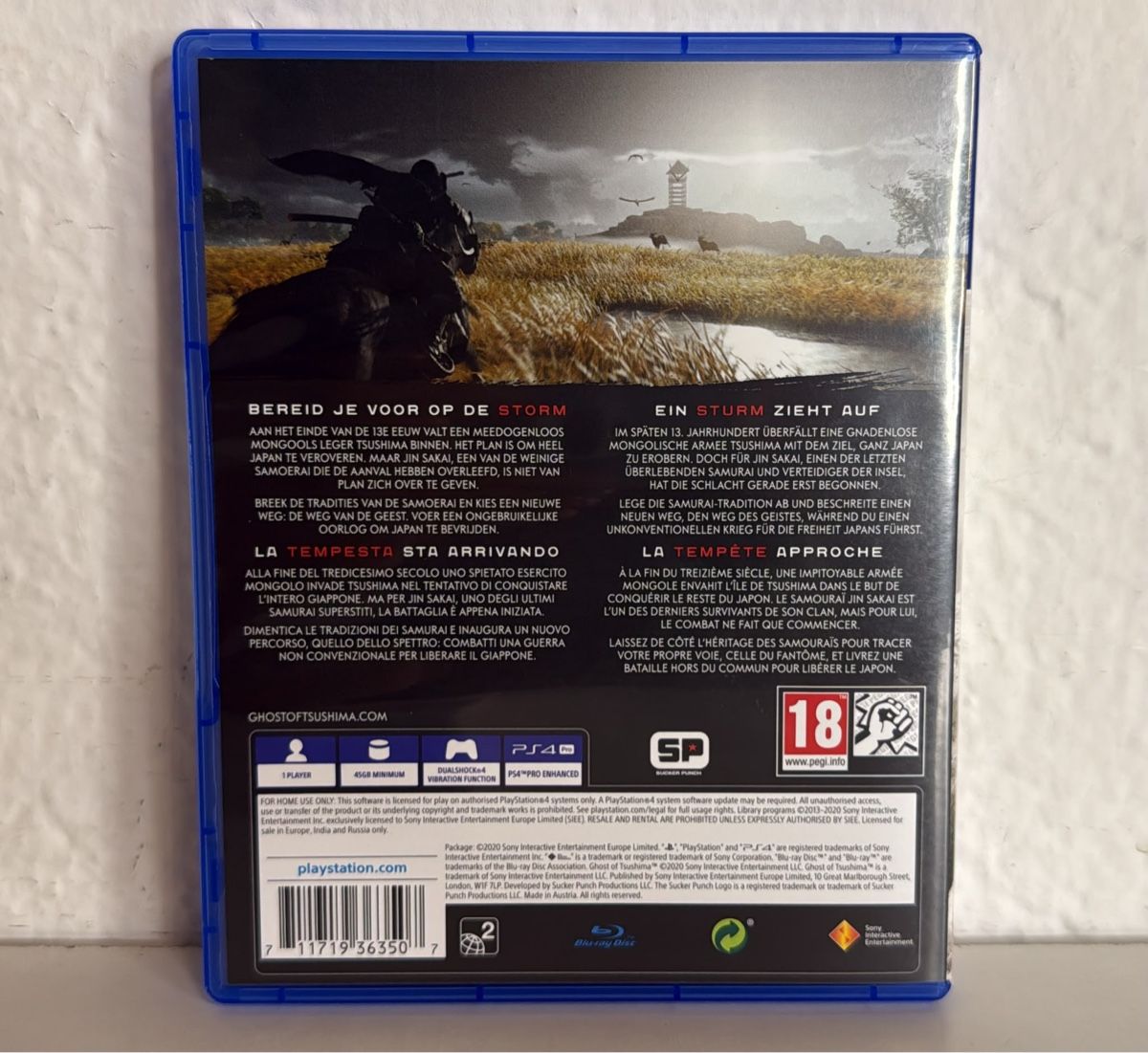 Sony Giochi: Ghost of Tsushima PS4/PS5 - game disc and case – Usato da Ehrendingen venduto da bubulence 1