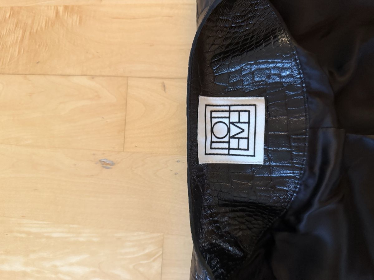 Totême Vestes: Toteme croc embossed leather jacket – D'occasion à Zürich par Lulu1501 4