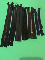Lot de 6 fermetures éclair (zippers) 