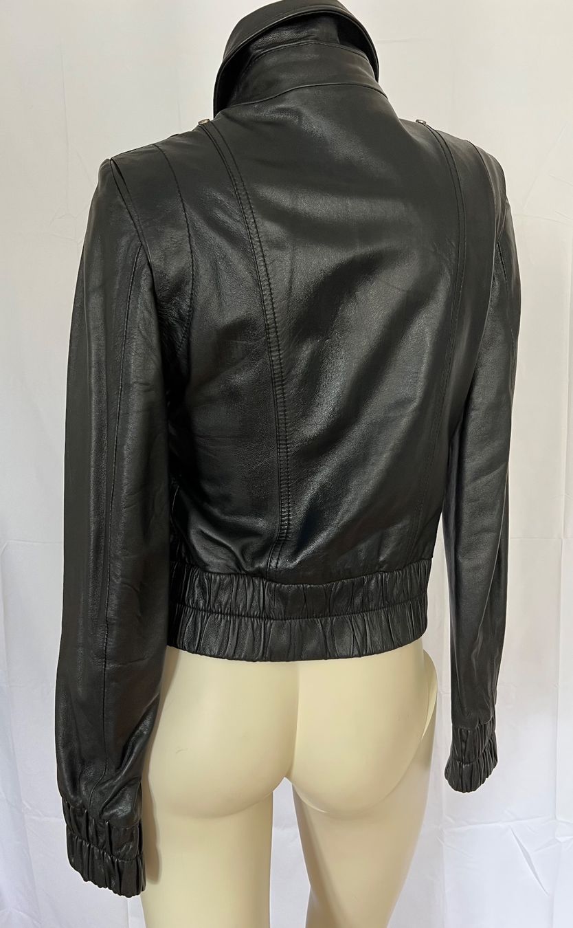 Patrizia Pepe Giacche: Patrizia Pepe schwarze Lederjacke in Gr. 36 – Usato da Basel venduto da Bettybooo 4